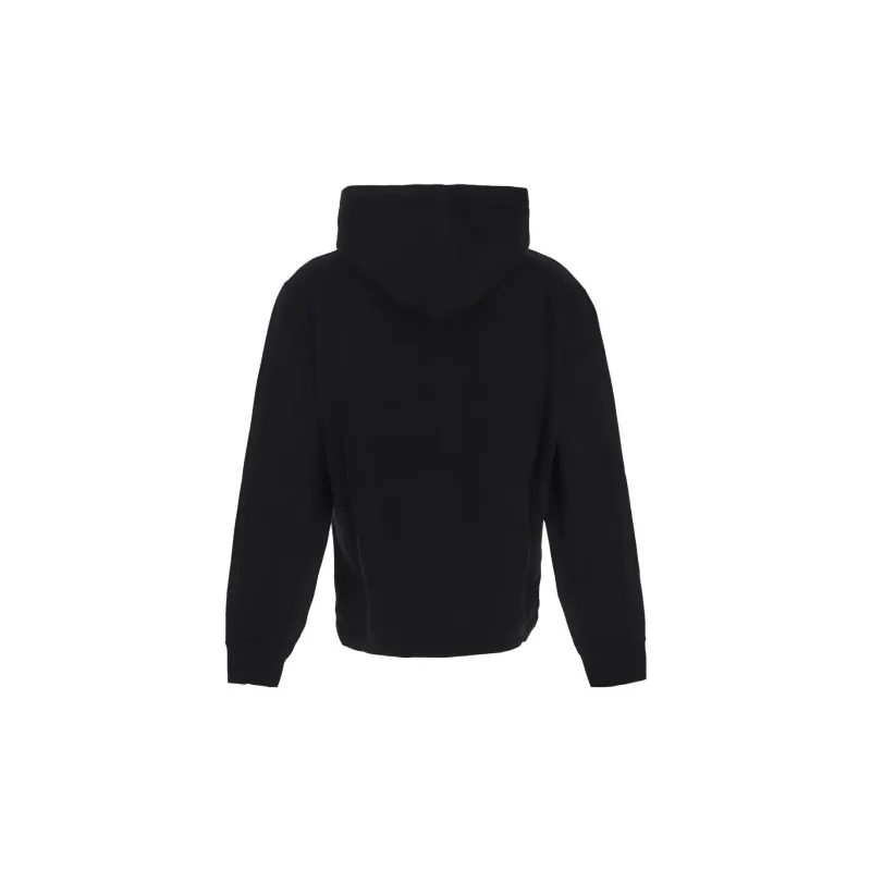 SAINT LAURENT Logo Embroidered Drawstring Hoodie-1