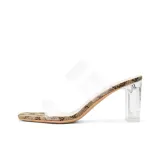 Transparent/Champagne Heel Height 7CM