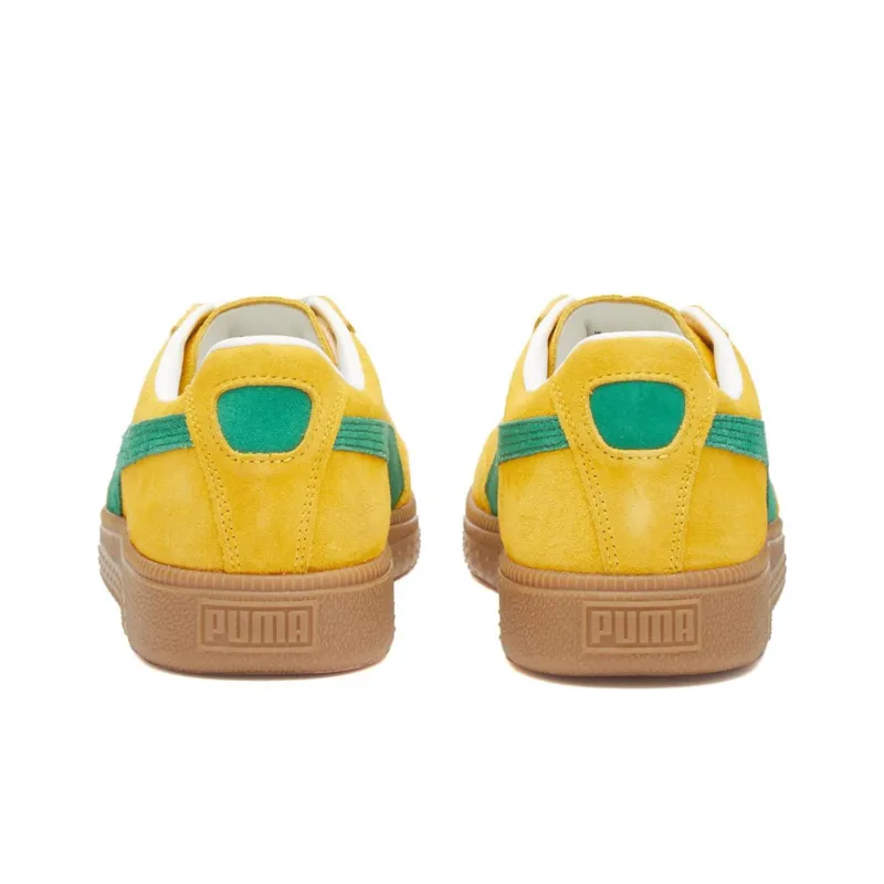 PUMA Colibri SD Anti Slip Wear Resistant Low Top Skateboard Shoes Men's Yellow Green-3