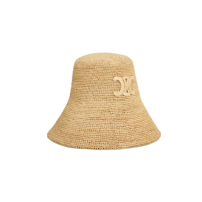 CELINE Bucket Hats Unisex Khaki-1
