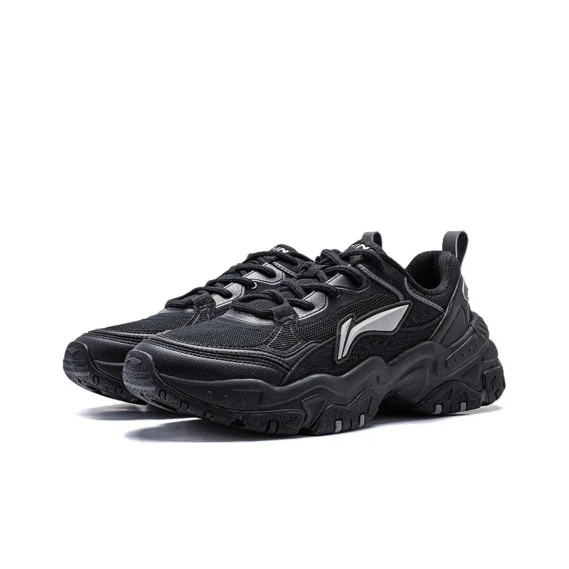 LiNing Brown Sugar Low-Top Casual Shoes Men's Black-2