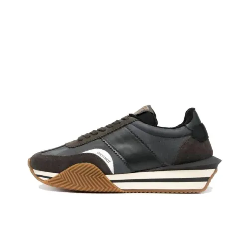 TOM FORD James Panelled Flatform Sneakers