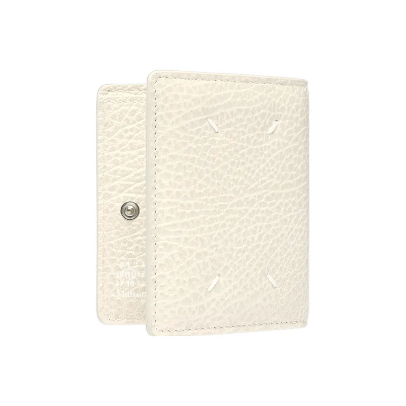 Maison Margiela Leather Wallet Women's White-1