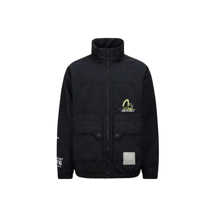 EVISU Puffer Jackets Men Black-1