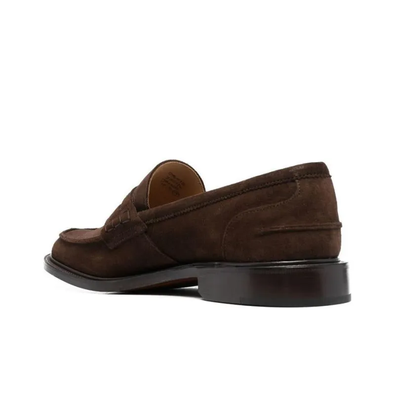 Tricker's James Suede Penny Loafers-3