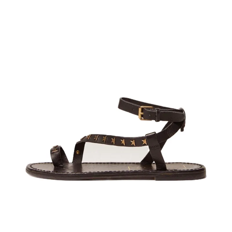 Golden Goose Janis Strap Sandals Women's Black Gold-0
