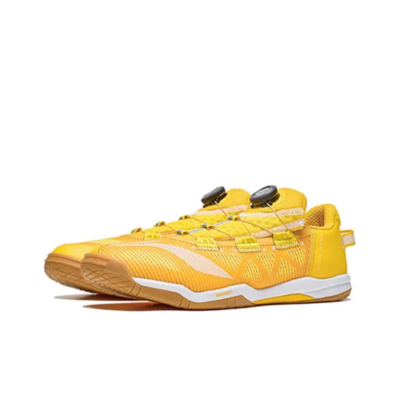 LiNing Mage ESS Cushioning Lightweight Low Top Training Shoes Unisex Yellow-2