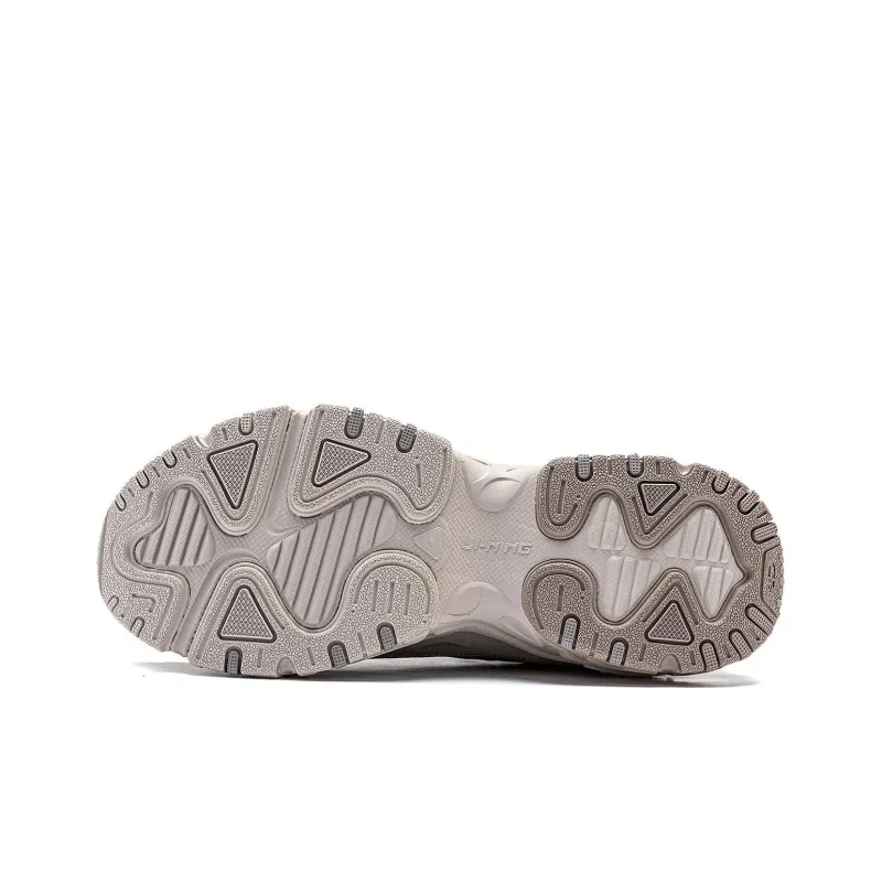 LiNing Brown Sugar Low-Top Casual Shoes Men's Gray-6