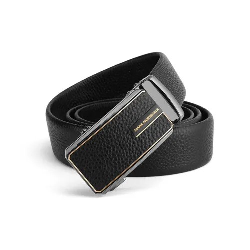 FAIRWHALE Automatic Buckle Business Quality Genuine Leather Belts Men's Width 3.5cm