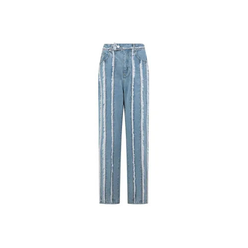 PLUSONEONE+ Jeans Unisex Denim Blue