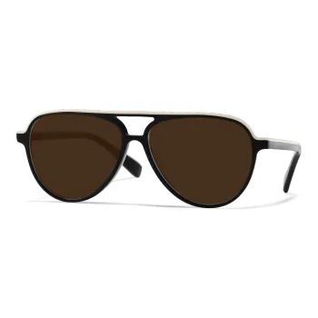 PROTAGO Acetate Nylon Aviator Sunglasses Unisex