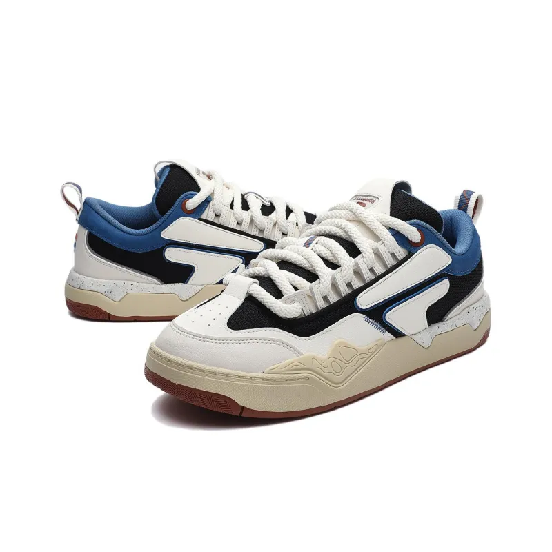 FILA Nollie Skate Shoes 'White Blue'-3