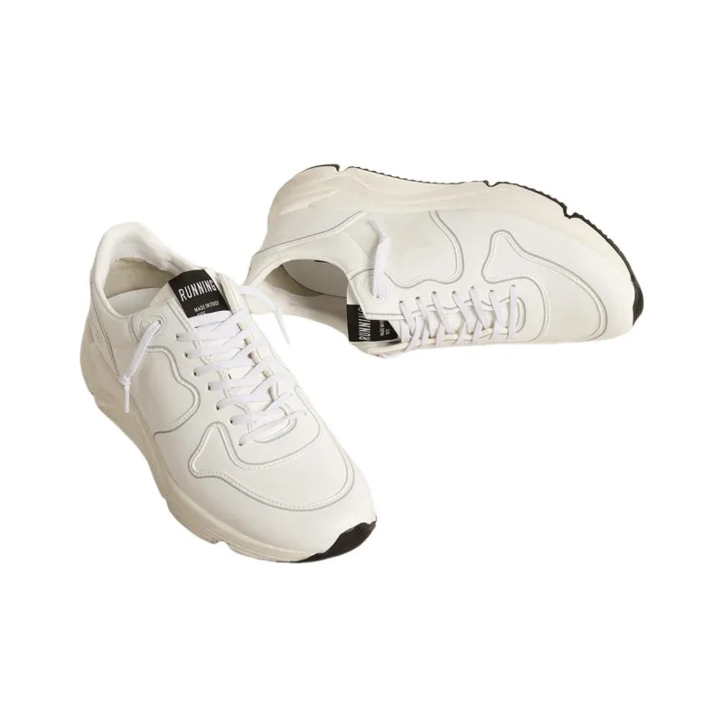 Golden Goose Running Sole Low Top Casual Shoes Women's White-2