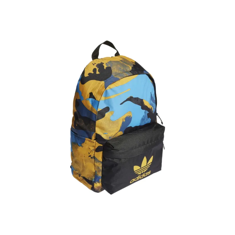 Adidas Recycled Polyester Backpack Regular Unisex Yellow/Blue/Black-1