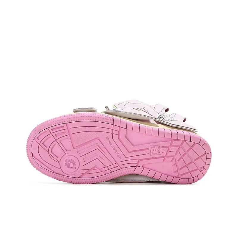 ADCDAVINCI Wheat Whirlwind Series ADCDAVINCI Low Top Skateboard Shoes Unisex Blue Pink-5