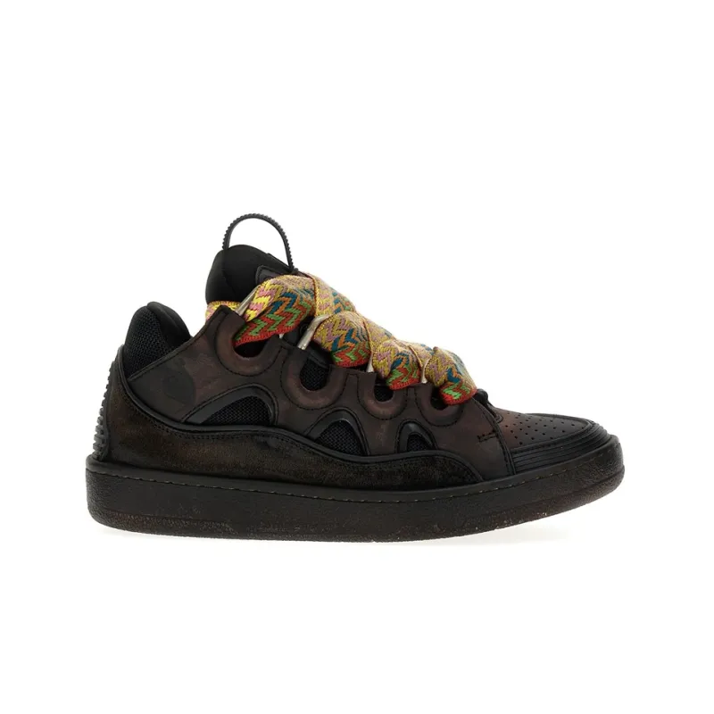 Lanvin Curb Sneaker 'Distressed - Black'-1