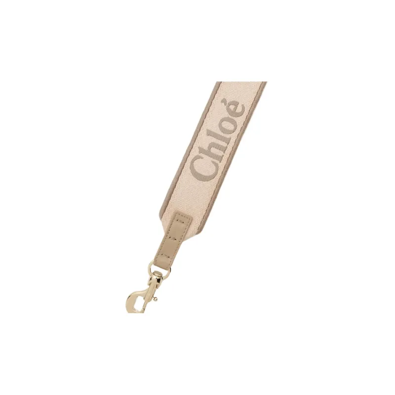 Chloe Linen Canvas Bag Straps Women's Pink-2