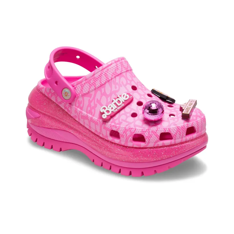 Crocs Classic Mega Crush Clog Barbie The Movie Electric Pink-1