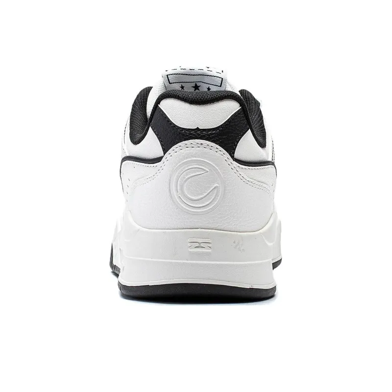 LiNing Yuebai Slip Resistant Cushioning Low Top Skateboard Shoes Men's White Black-3