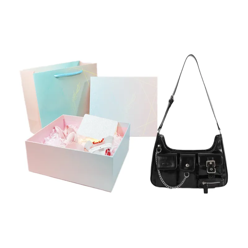 NOMK PU Shoulder Bag Women's Black/White-5