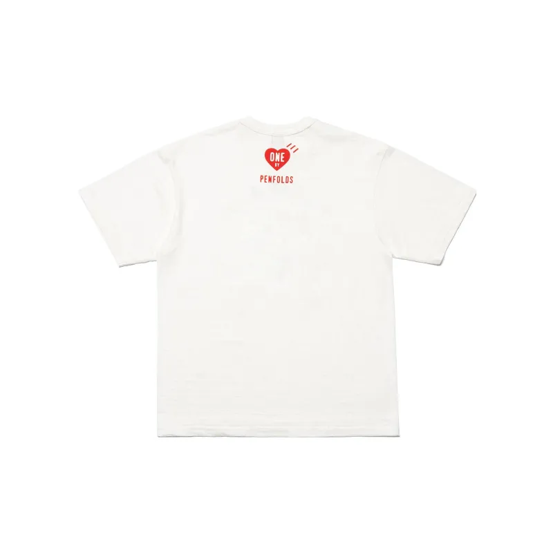 HUMAN MADE HUMAN MADE X PENFOLDS SS23 Co branded Series T Shirts Unisex White-1