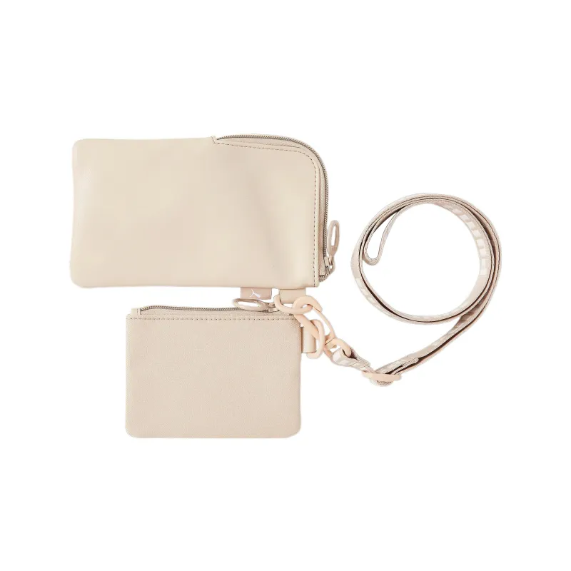 PUMA Polyester Crossbody Bag Regular Women's Beige-1