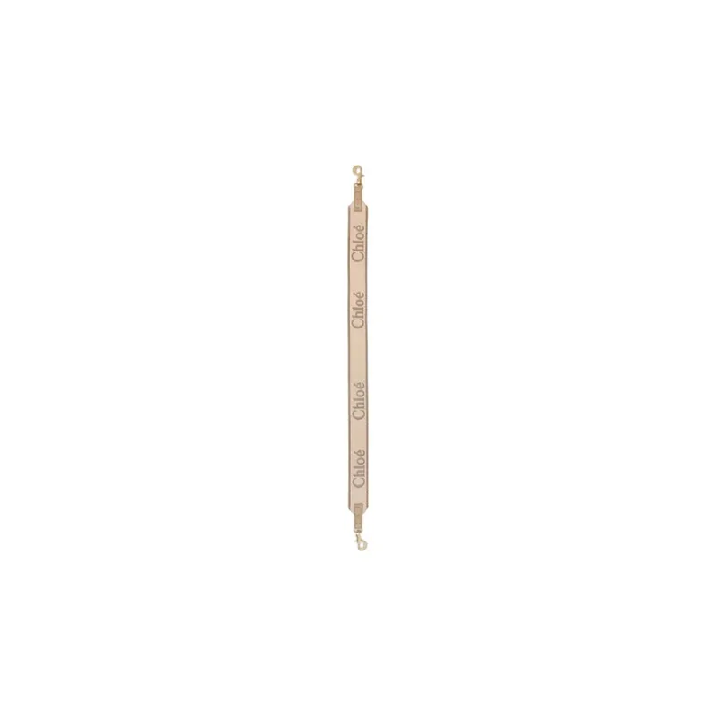 Chloe Linen Canvas Bag Straps Women's Pink-1