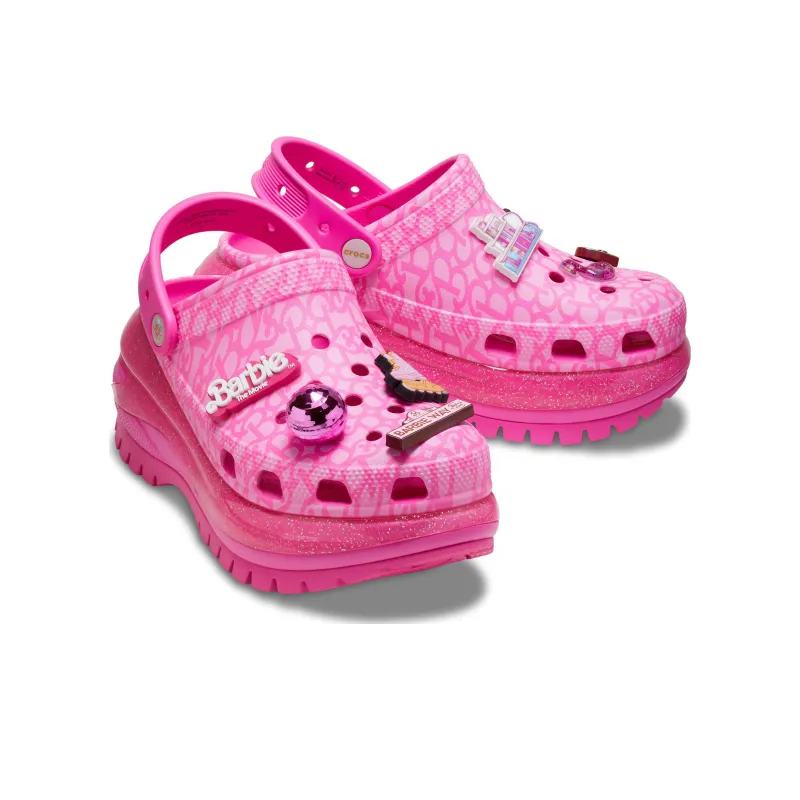 Crocs Classic Mega Crush Clog Barbie The Movie Electric Pink-2