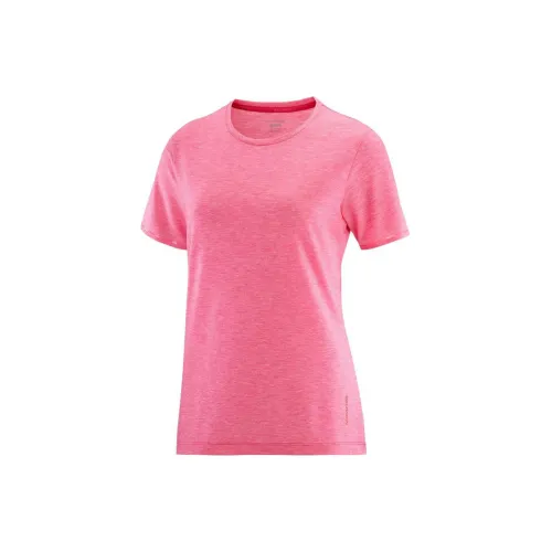 SALOMON SNTIAL TENCEL T-Shirts Women's Pink