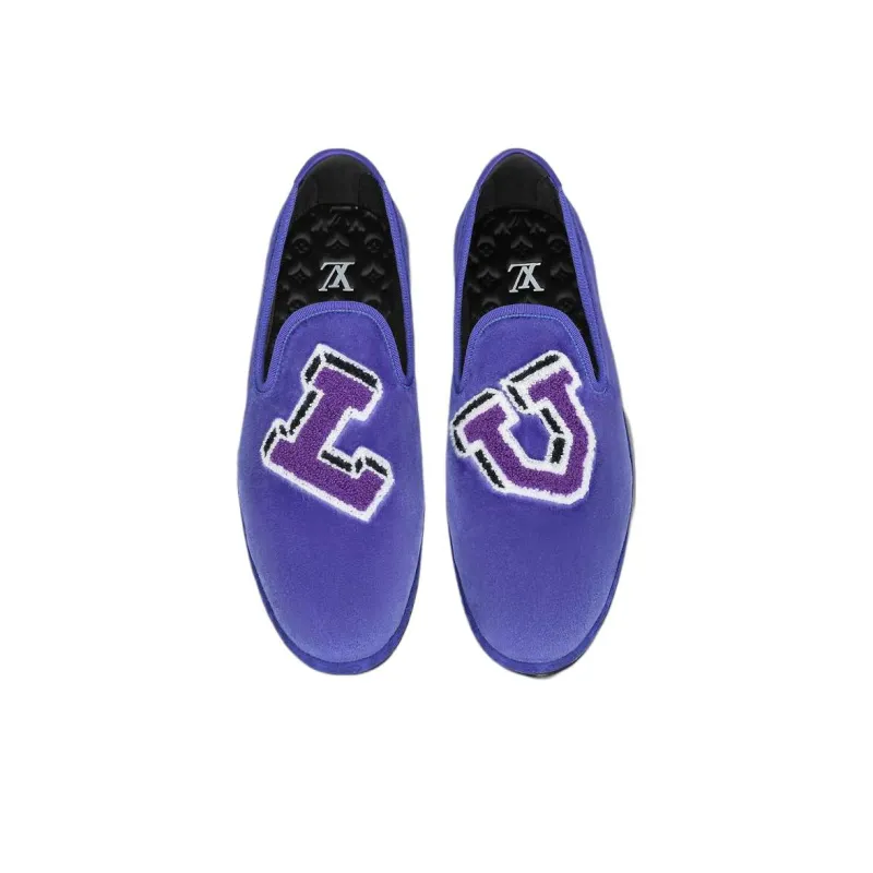 LOUIS VUITTON Hockenheim Casual Shoes Men's Purple-3