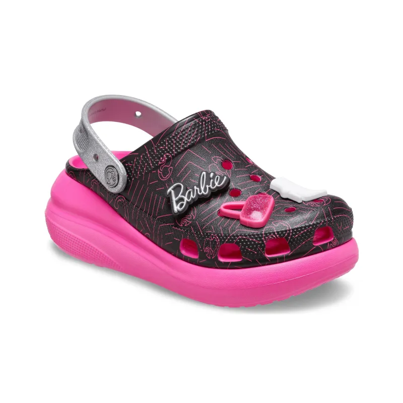 Crocs Crush Clog Barbie Black Pink Women's-1