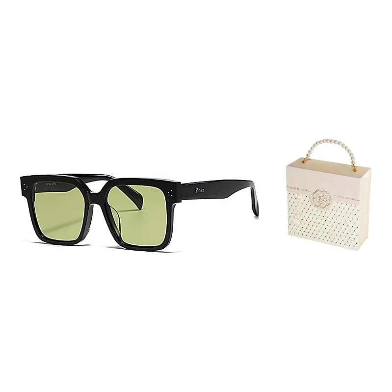 Prsr Plate Frame Square Sunglasses Unisex-7