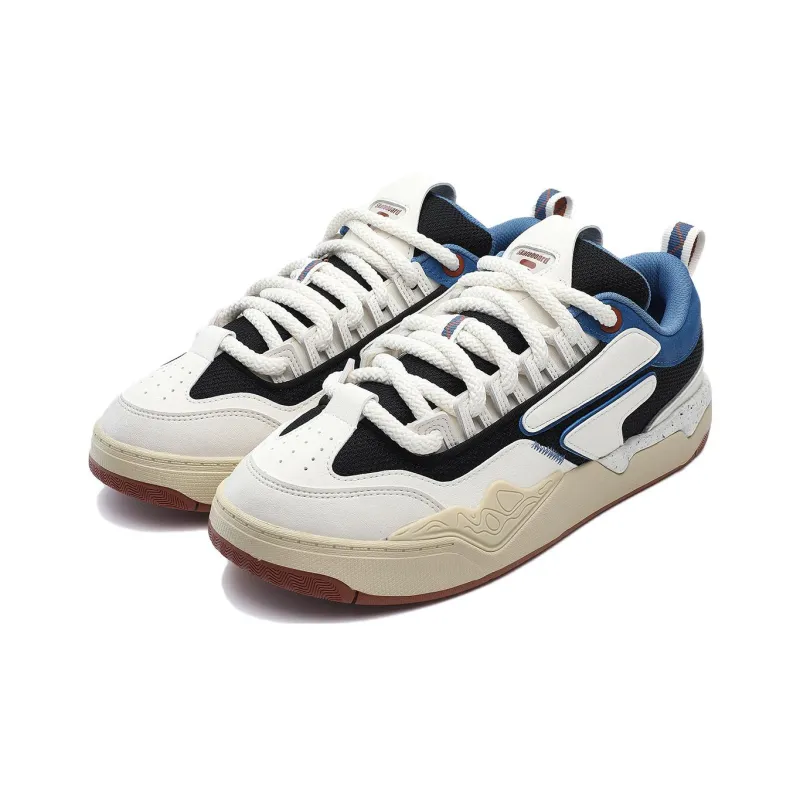 FILA Nollie Skate Shoes 'White Blue'-2