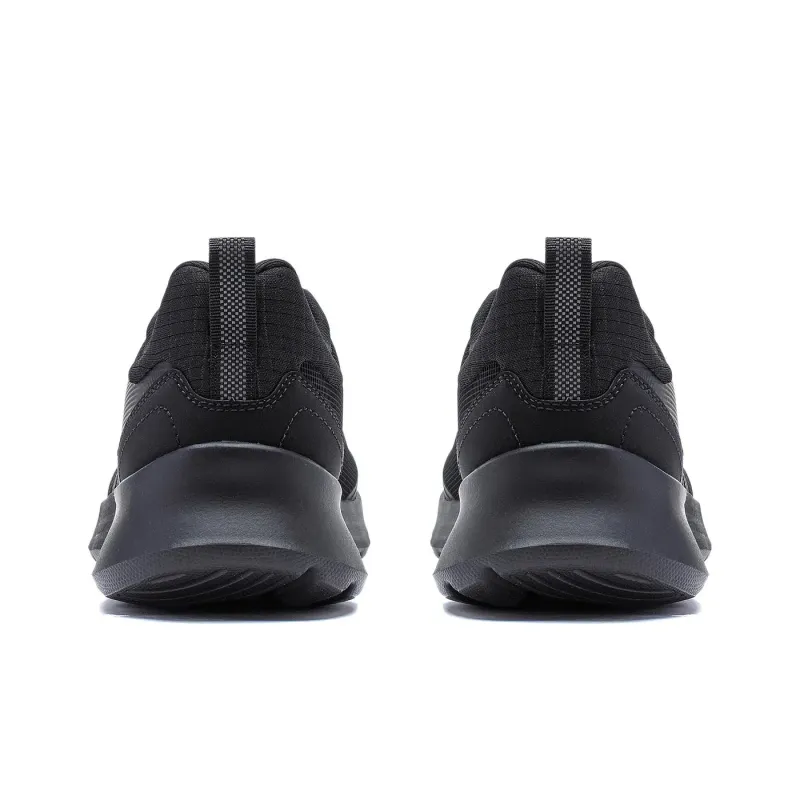 LiNing Feather Wear Resistant Slip Resistant Low Top Running Shoes Men's Black-3