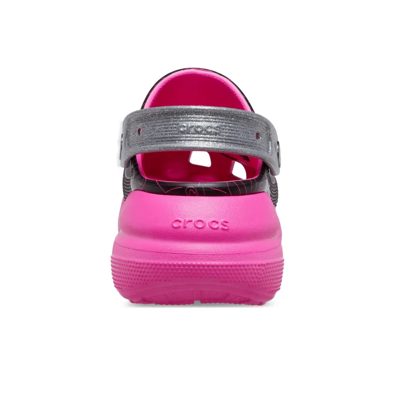 Crocs Crush Clog Barbie Black Pink Women's-4