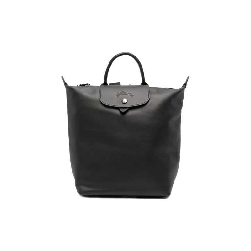 LONGCHAMP Small Le Pliage Leather Backpack-0