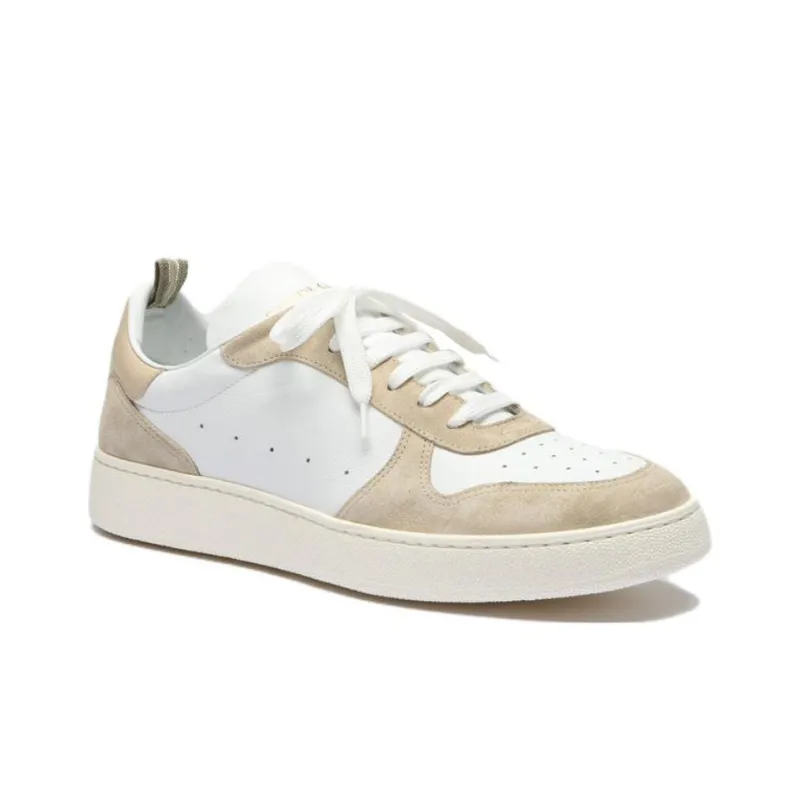 Officine Creative Mower Low-Top Skateboard Shoes Men's White Umber-2