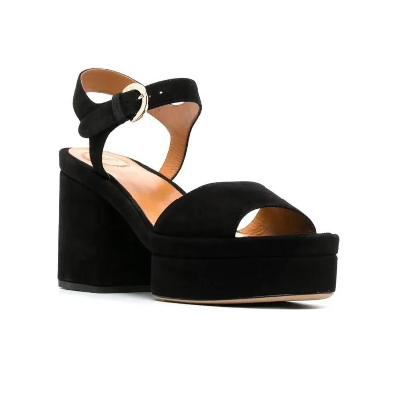 Chloe Odina Strap Sandals Women's Black-2