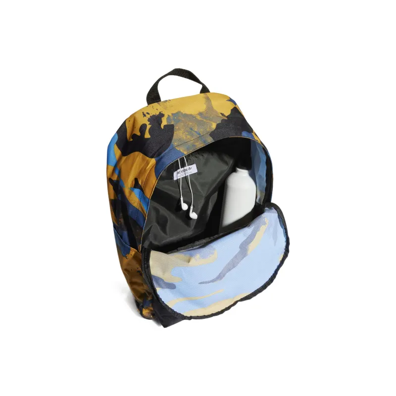 Adidas Recycled Polyester Backpack Regular Unisex Yellow/Blue/Black-4