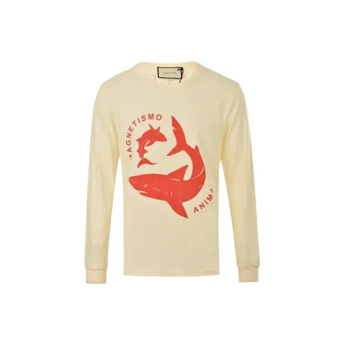 GUCCI T-Shirts Men Beige