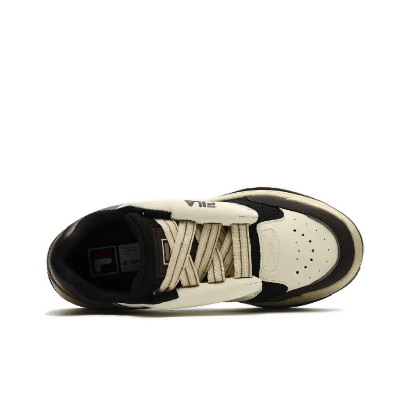 FILA Mix Low Skate Shoes 'Cream White Black'-3