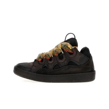 Lanvin Curb Sneaker 'Distressed   Black'