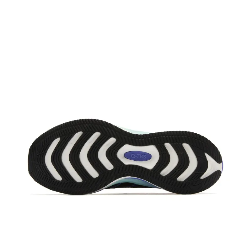 QIAODAN No Fear Cushioning Support Balance Rebound Low Top Running Shoes Men's Black Purple-4