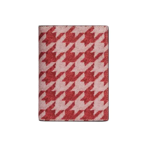 COACH Passport Case Passport Holders Red