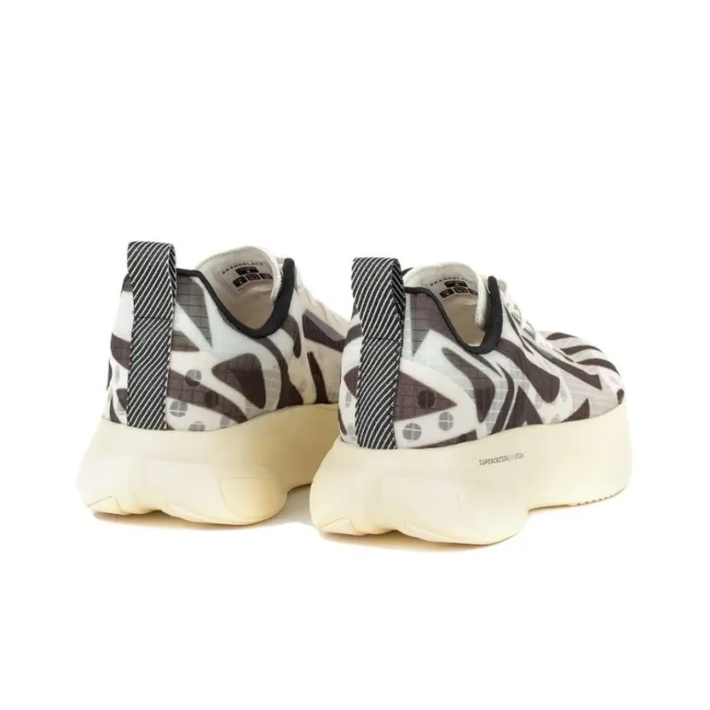 BRANDBLACK Kaiju Cushioning Low-Top Casual Shoes Women's Black White-2