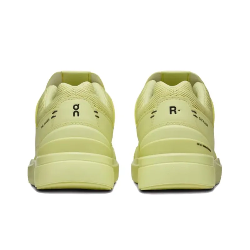 On The Roger Clubhouse Cushioned Slip Resistant Abrasion Resistant Breathable Low Top Tennis Shoes Women's Yellow-4