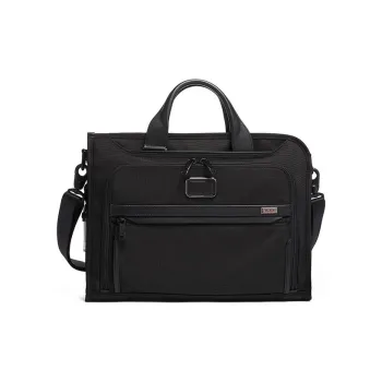 TUMI Alpha 3 Nylon Handbag, Laptop Bag, Briefcase Men's Black