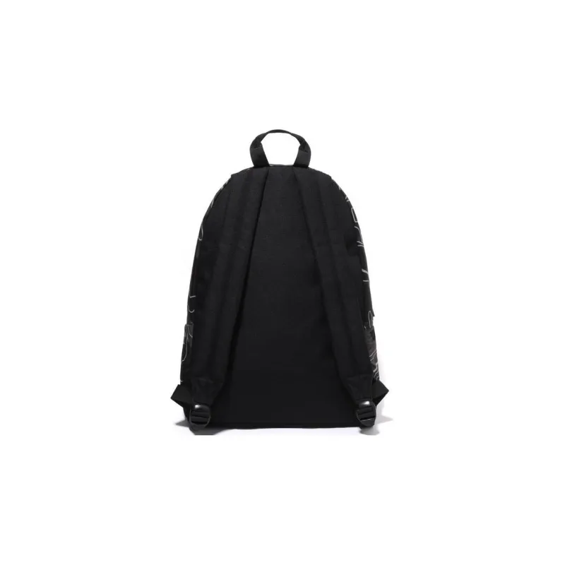 Bape Layered Line Camo Shark Day Pack Black-2