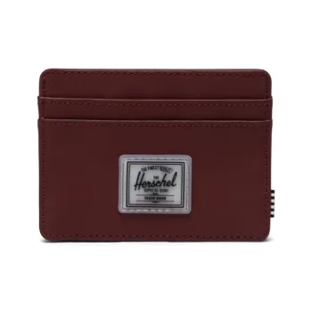 Herschel Recycled Material Wallet Regular Unisex Dark Red Color