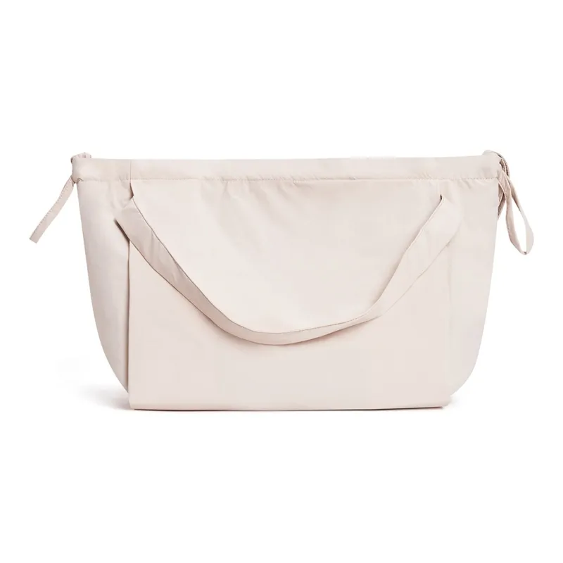 XTEP Fabric Tote Bag, Shopping Bag, Shoulder Bag, Crossbody Bag Women's Light Pink/Ecru/Black-2